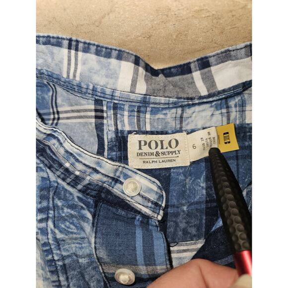 POLO DENIM & SUPPLY RALPH LAUREN Womens SZ 6  Long Henley Dress Lagenlook - Picture 8 of 10